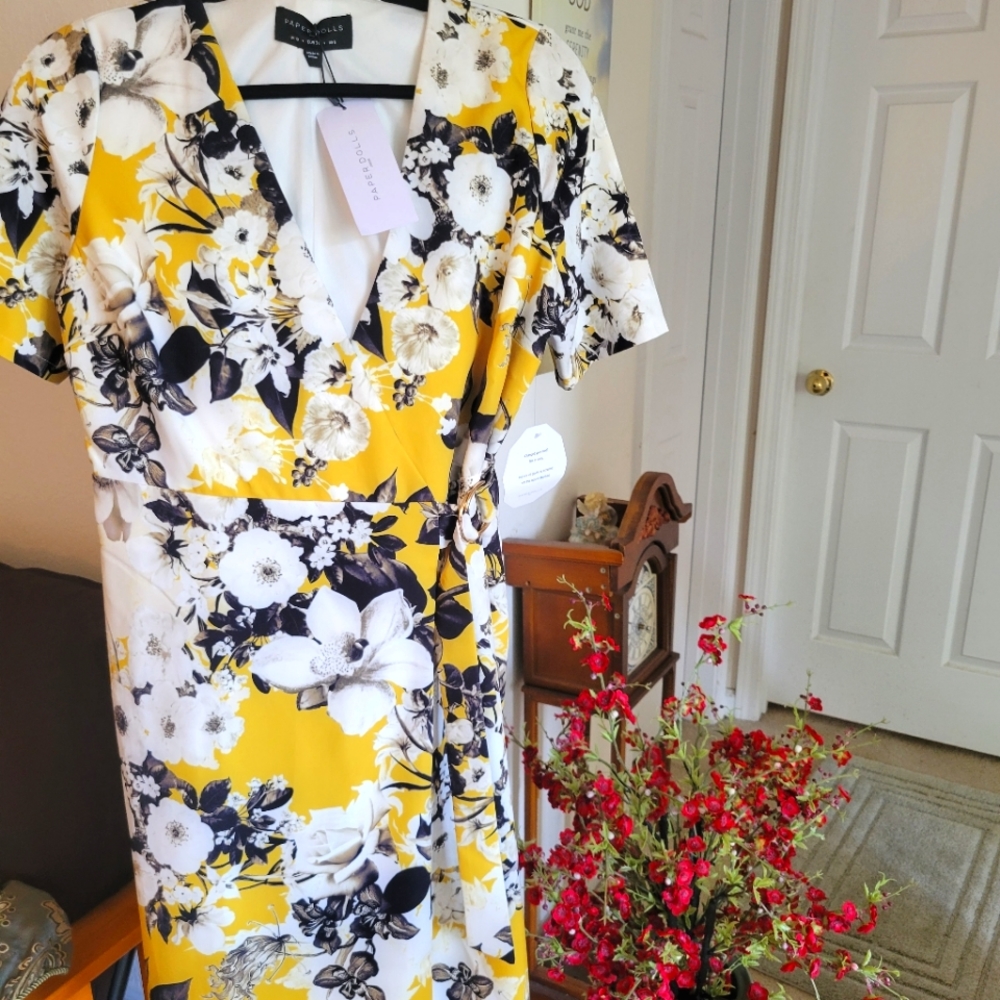 Paper Dolls Wrap Dress